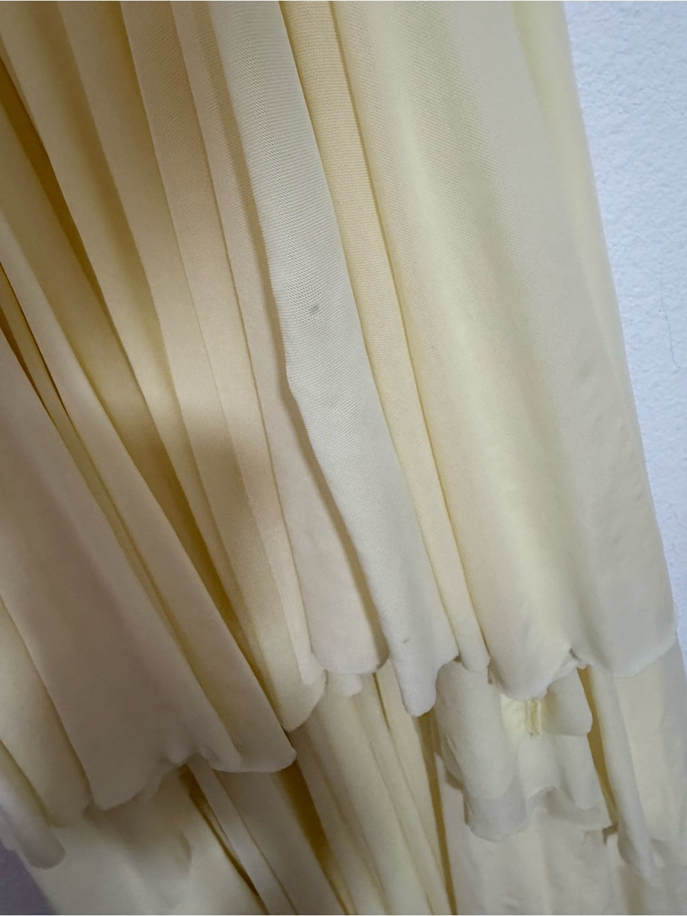 NWT Deme By Gabriella Dahlia Butter Yellow Strapless Sheer Mermaid Maxi Gown XS - Picture 5 of 12